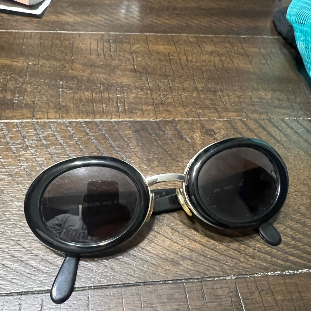 Vintage Giorgio Armani Black Sunglasses